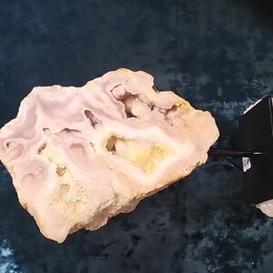 PAS-A 10.5"L 2.9lbs | Druzy Pink Amethyst Slab From Brazil | Home Decor | Gift